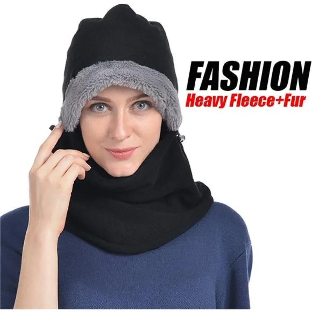 Women Face Mask-Winter Warm Ski Mask Fleece Neck Cover for Women